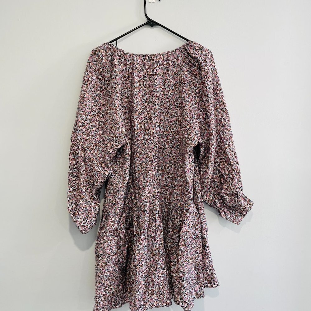H&M Women's Floral Blouse Size M, BNWT - Picture 6 of 8